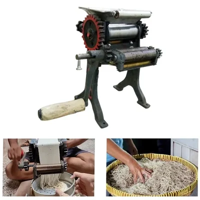 Heavy Duty Hand Operated 4 Inch Noodles /Momos Roti (Skin) Maker Machine,10 kg/Hr